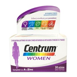 Centrum Women Complete form A to Zinc, 30 tabs