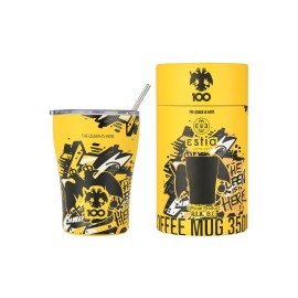 Estia Ανοξείδωτος Θερμός Coffee Mug Aek Bc Edition The Queen Is Here 350ml 00-27261