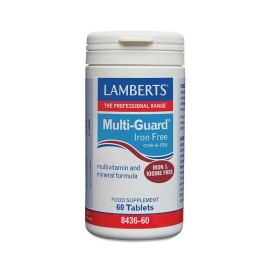 Lamberts Multi Guard Iron Free Πολυβιταμίνη Χωρίς Σίδηρο 60 Ταμπλέτες