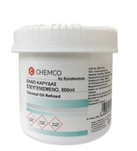 Chemco,Ελαιο καρύδας (Coconut oil), εξευγενισμένο, 500ml