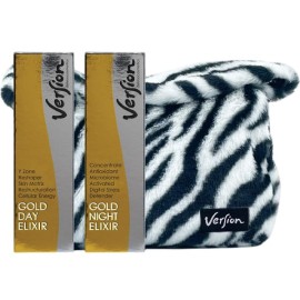 Version Derma Xmas Limited Edition Σετ Περιποίησης Προσώπου για Σύφιξη & Επανόρθωση με  Κρέμα Προσώπου Ημέρας 50ml, Gold Night Elixir Κρέμα Νυκτός 50ml