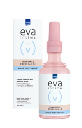 Intermed Eva Intima Chamomile Douche PH4,2 Minor Discomfort Κολπική Πλύση Με Καταπραϋντική Δράση 147ml