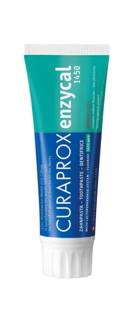 Curaden Curaprox Enzycal 1450 Οδοντόκρεμα Χωρίς SLS 75ml