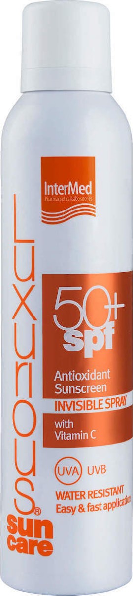 Intermed Suncare Antioxidant Sunscreen Invisible Spray Water Resistant SPF50+ 200ml
