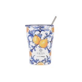 Estia Ανοξείδωτος Θερμός Coffee Mug Save The Aegean 350ml Amalfi Coast 01-31756
