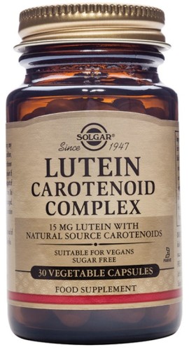 Solgar Lutein Carotenoid Complex, 30 Φυτικές Κάψουλες