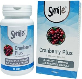 Smile Cranberry Plus Διατήρηση της υγιούς φυσιολογικής χλωρίδας κατά την διάρκεια και μετά την λήψη αντιβιοτικής θεραπείας 60caps