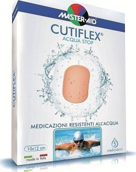 Master Aid Αδιάβροχα Αυτοκόλλητα Επιθέματα Cutiflex 10x6cm 5τμχ