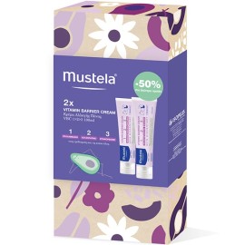 Mustela Vitamin Barrier Cream 1-2-3 Κρέμα για την Αλλαγή Πάνας Promo Pack (-50% Στο Δεύτερο προιόν) 2x100ml