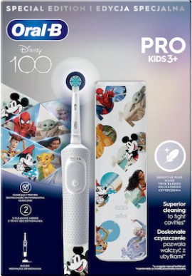 Oral-B Vitality Pro Ηλεκτρική Οδοντόβουρτσα Disney Με Θήκη Ταξιδίου, Για Παιδιά 3+ Ετών 1τμχ