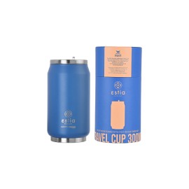 Estia Ανοξείδωτος Θερμός Travel Cup Save The Aegean 300ml Denim Blue 01-16838