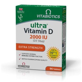 Vitabiotics Ultra Vitamin D 2000IU, 96Tabs