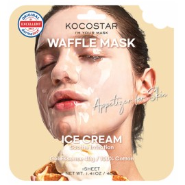 Kocostar Waffle Mask Ice Cream Μάσκα Προσώπου για Ευαίσθητες Επιδερμίδες 40g