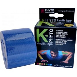 Phyto Performance Kinetik Tape K-Phyto Ελαστική Αυτοκόλλητη Αθλητική Ταινία σε Γαλάζιο Χρώμα, 5cm x 5m