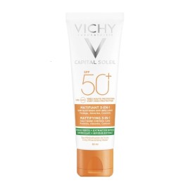 Vichy Capital Soleil Mattifying SPF50+ Αντηλιακή Κρέμα Προσώπου Κατά Της Λιπαρότητας 50ml