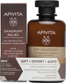 Apivita Promo Dandruff Relief Oil 50ml & Δώρο Dry Dandruff Shampoo With Celery & Propolis 250ml