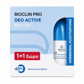 Bioclin Promo Pro Deo Active 48h Αποσμητικό Roll-on 2x50ml