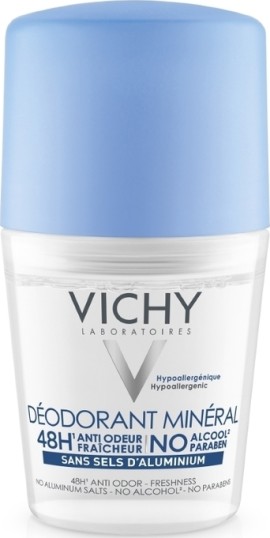 Vichy Deodorant Mineral Αποσμητικό Roll-on 48ωρης Προστασίας 50ml