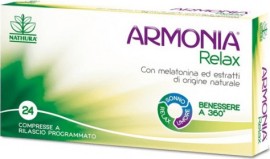 Armonia Relax Συμπλήρωμα Διατροφής Με Μελατονίνη 24 κάψουλες Nathura