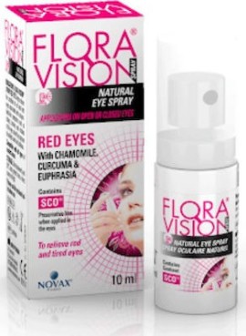 Flora Vision Red Eyes Natural Spray Φυσικό Σπρέι για Κόκκινα Μάτια 10ml.