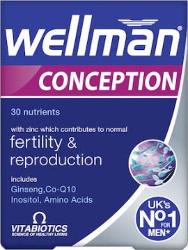 Vitabiotics Wellman Conception, Συμπλήρωμα για την Υποστήριξη του Ανδρικού Αναπαραγωγικού Συστήματος, 30tabs