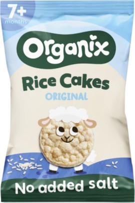 Organix Bio Rice Cakes Original 7+m 40g