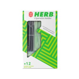 Herb Cigarette Holder Ανταλλακτικά Φίλτρα 12τεμ & Θήκη