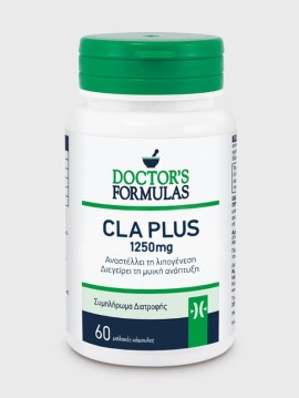Doctors Formulas CLA PLUS 1250mg Συμπλήρωμα Για Αδυνάτισμα Και Μυικής Ανάπτυξης 60 Κάψουλες