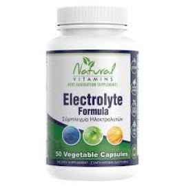 Natural Vitamins Electrolyte Formula 50veg.caps