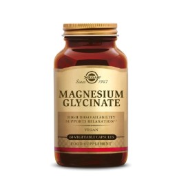 Solgar Magnesium Glycinate Συμπλήρωμα Διατροφής με Μαγνήσιο Γλυκινικό 60 caps