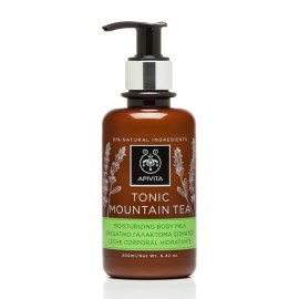 Apivita Tonic Mountain Tea Moisturizing Body Milk, Ενυδατικό Γαλάκτωμα Σώματος 200ml