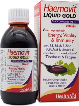 Health Aid Haemovit Liquid Gold 200ml