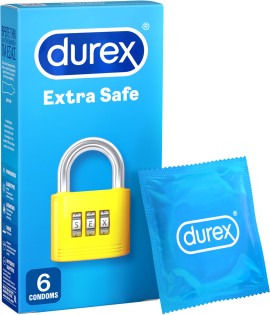 Durex Προφυλακτικά Extra Safe 6 Τεμάχια