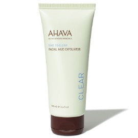 Ahava Facial Mud Exfoliator Απολεπιστική Κρέμα Προσώπου Με Λάσπη Από Τη Νεκρά Θάλασσα 100ml