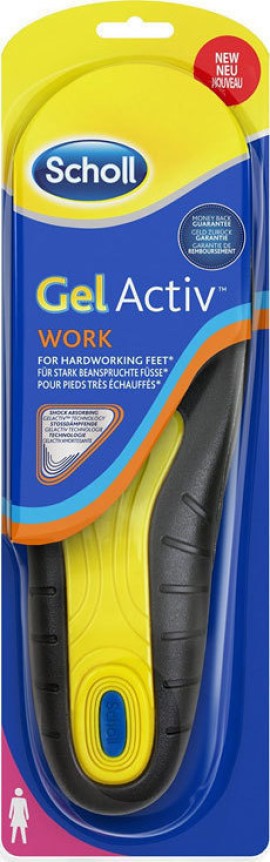 Scholl Gel Activ Work Ανατομικοί Πάτοι για Γυναίκες 2τμχ