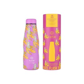 Estia Ανοξείδωτος Θερμός Travel Flask Save The Aegean 500ml Banana Swirl 01-22235