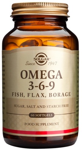 Solgar Omega 3-6-9 Συμπλήρωμα Διατροφής 60 Μαλακές Κάψουλες