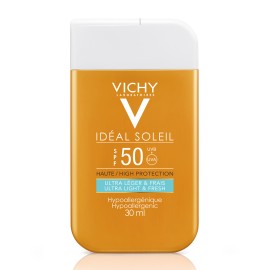 Vichy Ideal Soleil Lait SPF50 Αντηλιακή Κρέμα Προσώπου 30ml Pocket Size
