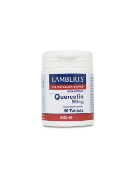 Lamberts Quercetin 500mg, Κερσετίνη Φλαβονοειδές με ισχυρή Αντιοξειδωτική Δράση, 60tabs