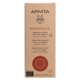 Apivita Βιολογικό Σιρόπι για το λαιμό με Πρόπολη & Θυμάρι 150ml