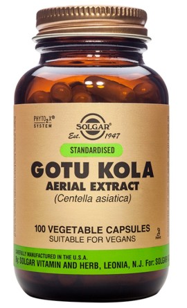 Solgar Gotu Kola Aerial Extract 100 Φυτικές Κάψουλες