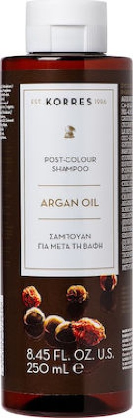 Korres Argan Oil Shampoo Για Μετά Την Βαφή 250ml