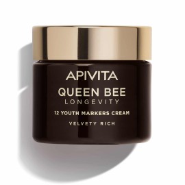 Apivita Queen Bee Longevity Rich Day Cream Πλούσια Βελούδινη Κρέμα Για Δράση Σε 12 Δείκτες Νεότητας 50ml