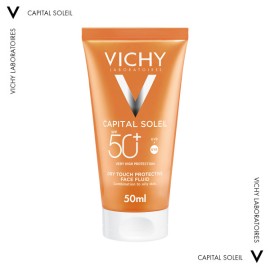 Capital Soleil Αντηλιακή Κρέμα Προσώπου Dry Touch SPF50+ για Ματ Αποτέλεσμα 50ml