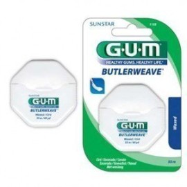 Gum Butlerweave Floss Waxed -1155- Κηρωμένο Οδοντικό Νήμα 55m, 1τμχ