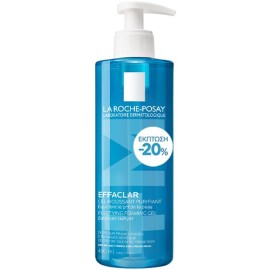 La Roche Posay Effaclar (Promo -20%) Purifying Foaming Gel Τζελ Καθαρισμού για Λιπαρό Δέρμα με Τάση Ακμής 400ml