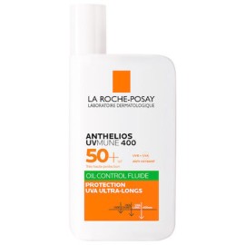 Anthelios La Roche Posay Uv Mune 400 Oil Control Fluid SPF50+ Αντηλιακή Λεπτόρευστη Κρέμα Προσώπου για Λιπαρό Δέρμα 50ml
