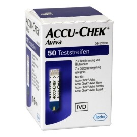 Roche Accu-Chek Aviva Strips, Ταινίες Μέτρησης Σακχάρου 50τμχ