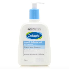 Cetaphil Gentle Skin Cleanser Απαλό Καθαριστικό Δέρματος Για Σώμα & Πρόσωπο 500ml