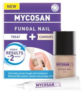 Mycosan Treat & Camouflage(Θεραπευτικός Ορός 5ml & 10 Λίμες & Βερνίκι Νυχιών 8ml)